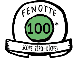 Fenotte zéro déchet traiteur lyonnais logo score zéro déchet